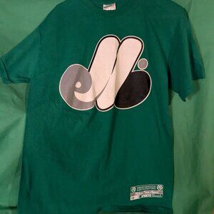 Montreal Expos Evidence clothing t shirt. Vintage.